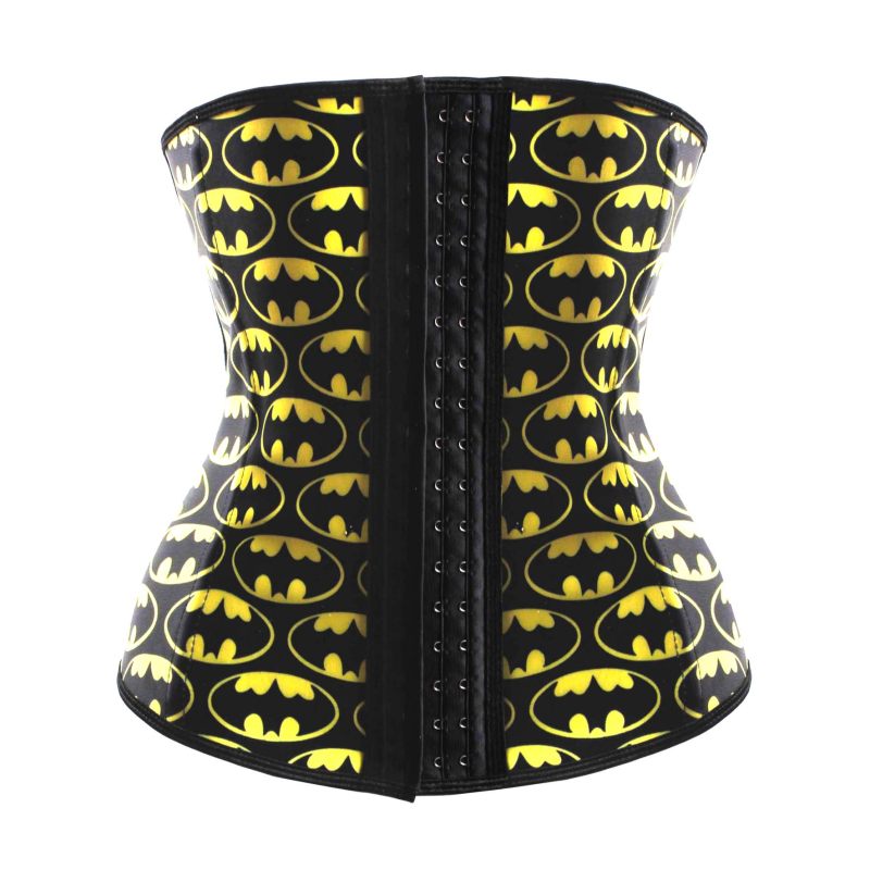 Halloween Fashion 4 Steel Bone Batman Waist Trainer M1303T
