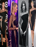 2014 Women Fashion Show Night Club Wear Bandage Bodycon Dress M3789