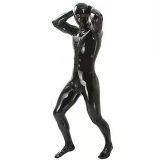 Wetlook Full Body Mens Sexy Latex Catsuit Pvc Bodysuit Stretchy Sheath Zentai XX6819