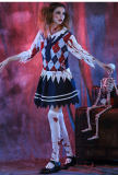 Bloody Zombie School Girls Costume M40241