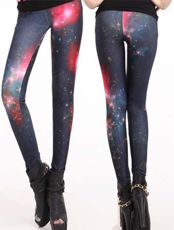 Ladies Stylish Galaxy Leggings 348