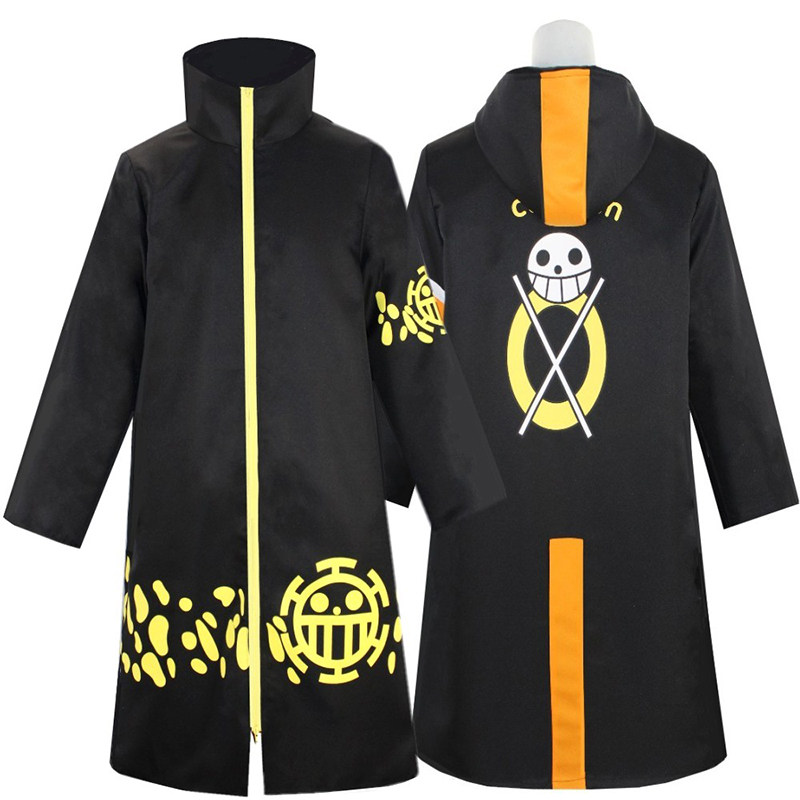 One Piece Costume Anime Trafalgaro II Three Generations Cape Cosplay YZF413