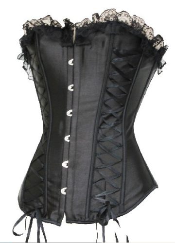 new style black lace bundle of edge corset m1721B