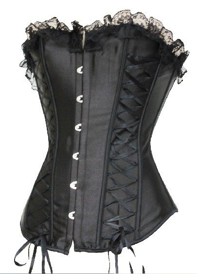 new style black lace bundle of edge corset m1721B