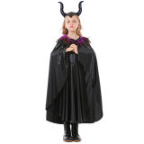 Cosplay Evil Queen Disfraces Halloween Witch Gown Girls Dress Kids Costume M40769