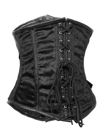 2016 New Leather Charpie Steel Bones Underbust Corset M1356