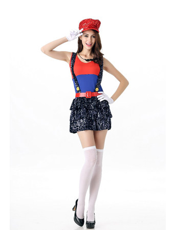 Halloween costume super Mario game costume M40193