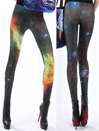 Ladies Stylish Galaxy Leggings 328