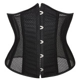 Waist Outside Wear Mesh Gauze Breathable Corset Waist Slim Ins Corset QF809