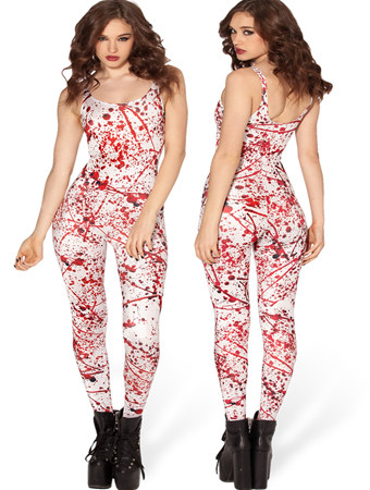 colorful pattern bodysuit m7236