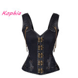 Steampunk Vest Top Steel Boned Corset M1385