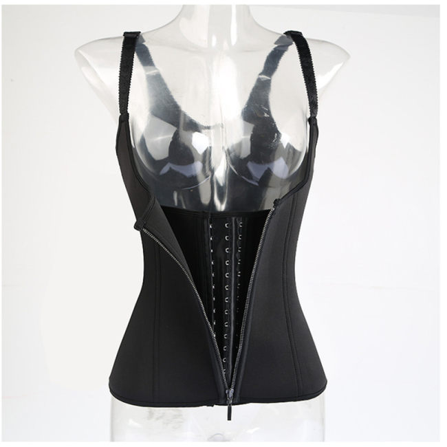 Zipper & Hook Women Waist Trainer Corset Vest m1399