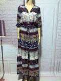 Boho Style Long Beach Summer Dress M30392