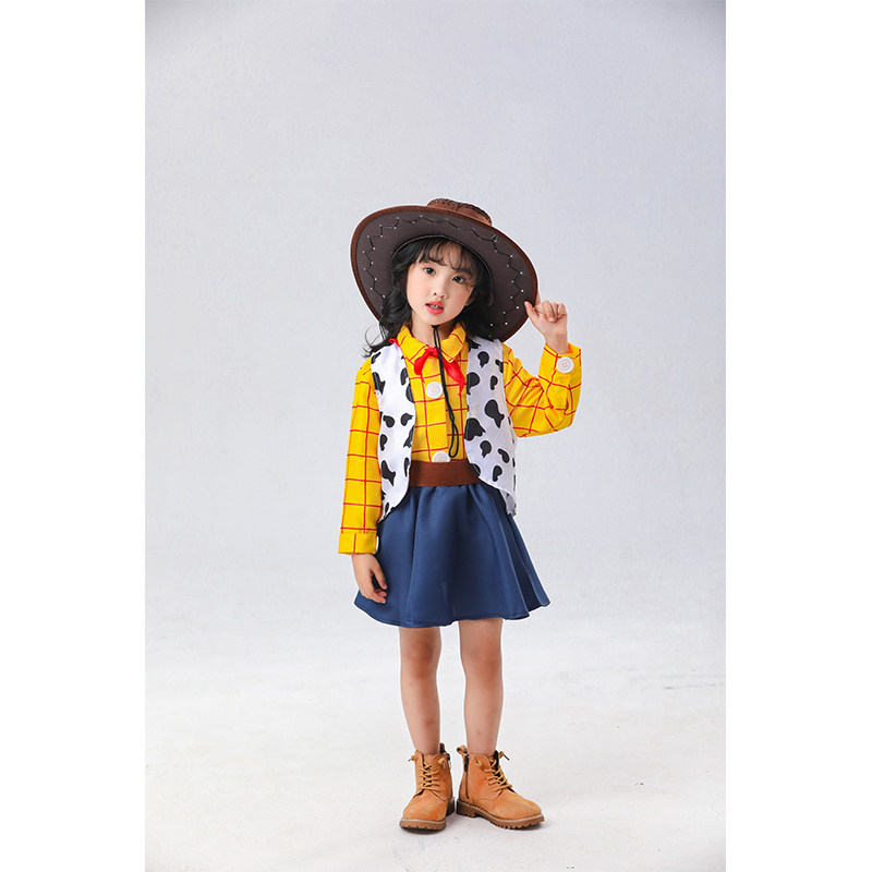 Halloween Cosplay Children's Western Cowboy Costume Party Stage DL2008