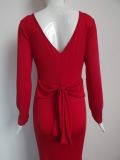 Fashion Top Red Long Evening Dress M2304c