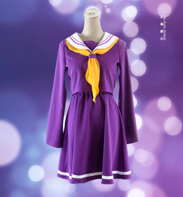 No Game No Life Shiro Emboitement Heroine Purple Sailor Suit M40518