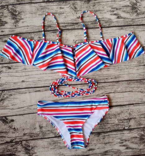 2017 New two piece Strappy Bathing Suit micro bikini Set Swimwear Women Sexy