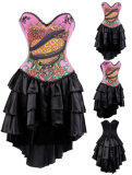 Pink Snake One Piece Corsets Skirt M1362