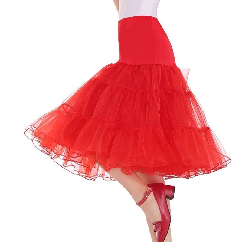 Fashion Colorful Medium Length TUTU Skirt S024