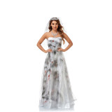 Halloween Ghost Bride Costume Zombie Vampire Cosplay Performance DL2027