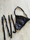 Sexy lace up corset with garters M1531