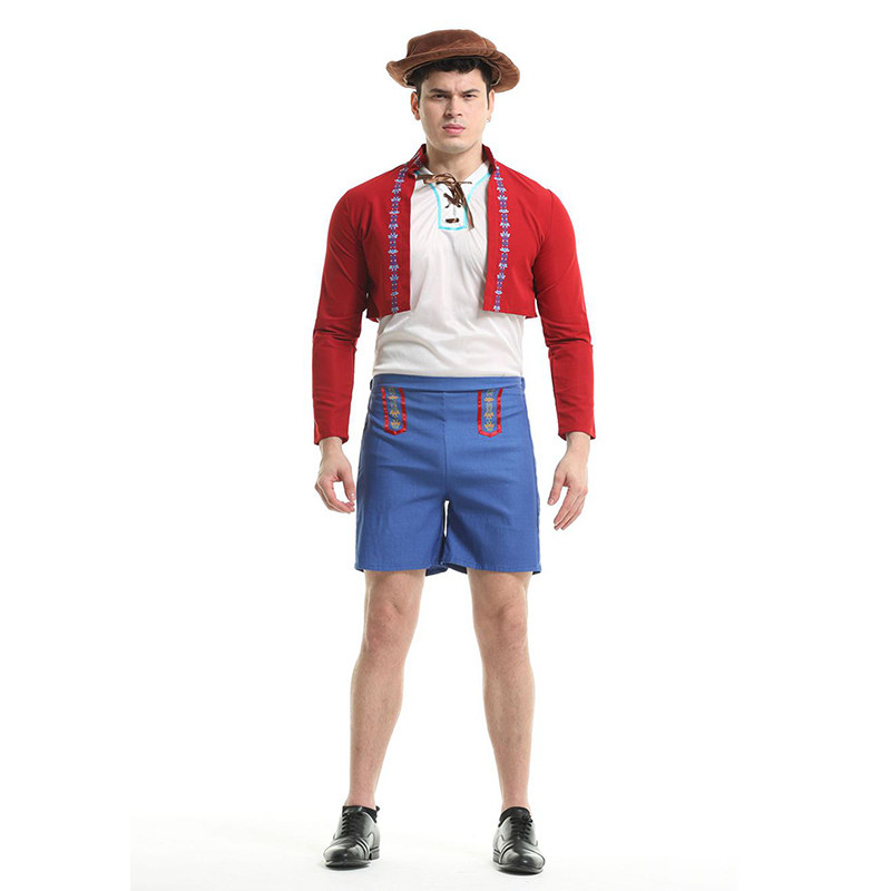 Carnival Costume Traditional Festival National Carnival Pageant  Men Costume XY82203