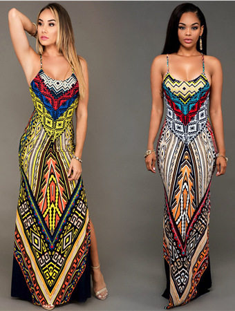 2016 Hot Sale Women Retro Floral Fancy Dress M30221