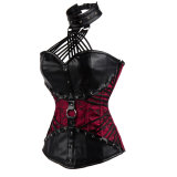 S-6XL Sexy Steampunk Halter Steel Boned Corsets M1407