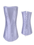 white satin corset m1244a