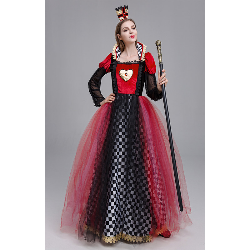 Halloween Costume Sorceress Cosplay Dress Queen Play Costume YM8695