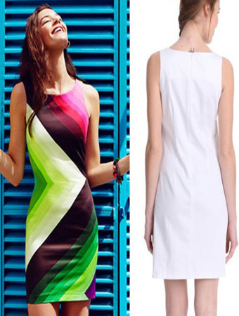 Wholesae 2014 One Piece Sexy Adult Print Dress M3851