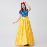 Halloween Costume Snow White Cosplay Adult Long Dress Costume YM8719