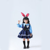 Halloween Crazy Zootopia Cartoon Cosplay Officer Judy Rabbit Costume DL2046