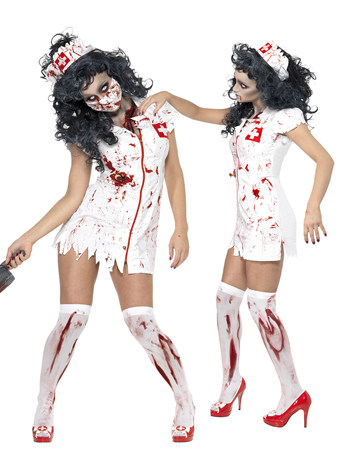 White nurse Halloween costumes M40147