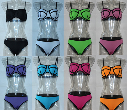 Neoprene Push-up Bandage Bikini M5369