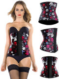 Halloween Playful Skulls 4 Steel Bone Waist Cincher M1303S