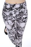 Fashion High Elasticity Women Skull Printed Leggings FG0108