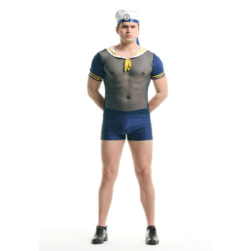 Halloween Cosplay Navy Costume Nightclub Men Underwear Sailor Uniform XY82243