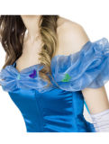 2016 Blue Adult Cinderella Cosplay Costume