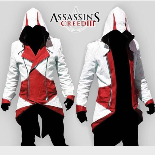 Assassins Creed Cosplay Costume Men Hoodie Jacket  M40454