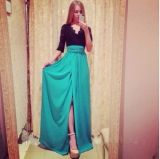 Fashion Top Design Sexy Long Maxi Dress M3995b