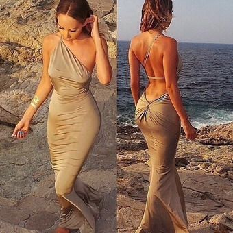 Sexy Sleeveless Evening Dress M3939a