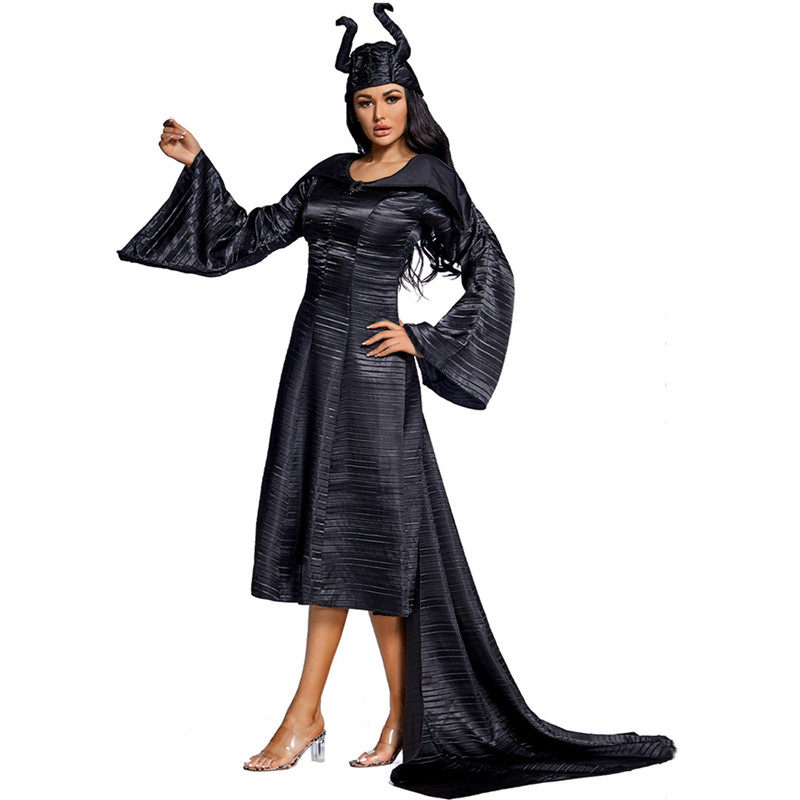 Evil Queen Halloween Witch Robe Women Costume M40766