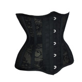 Lace Shape Waist Long Corset Sexy Women Bustier Tops M2288
