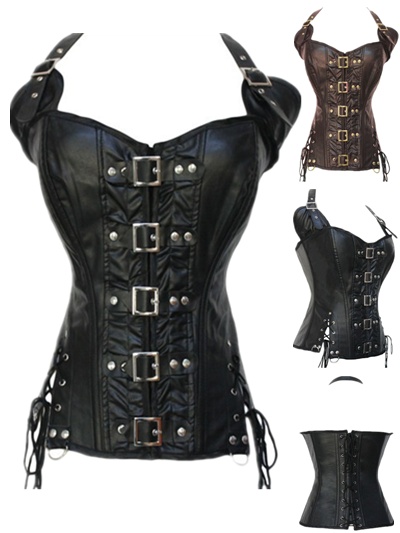 Buckle-up Steampunk Corset M1342