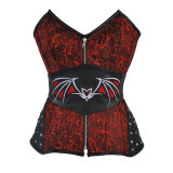 Rivet Jacquard Steampunk Steel Boned Corset Belt M1425