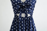 Sexy Spaghetti Strap Crop-Top Girl Summer Beach Dress M30389