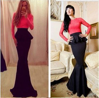 Sexy Mermaid Long Maxi Dress M2301