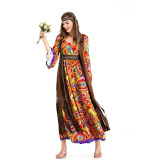 Halloween Costume Retro Disco Hippie Cosplay Costume SM3015