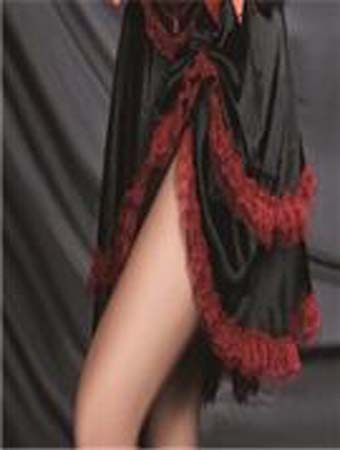 Red Fluffy Tutu Skirt M33